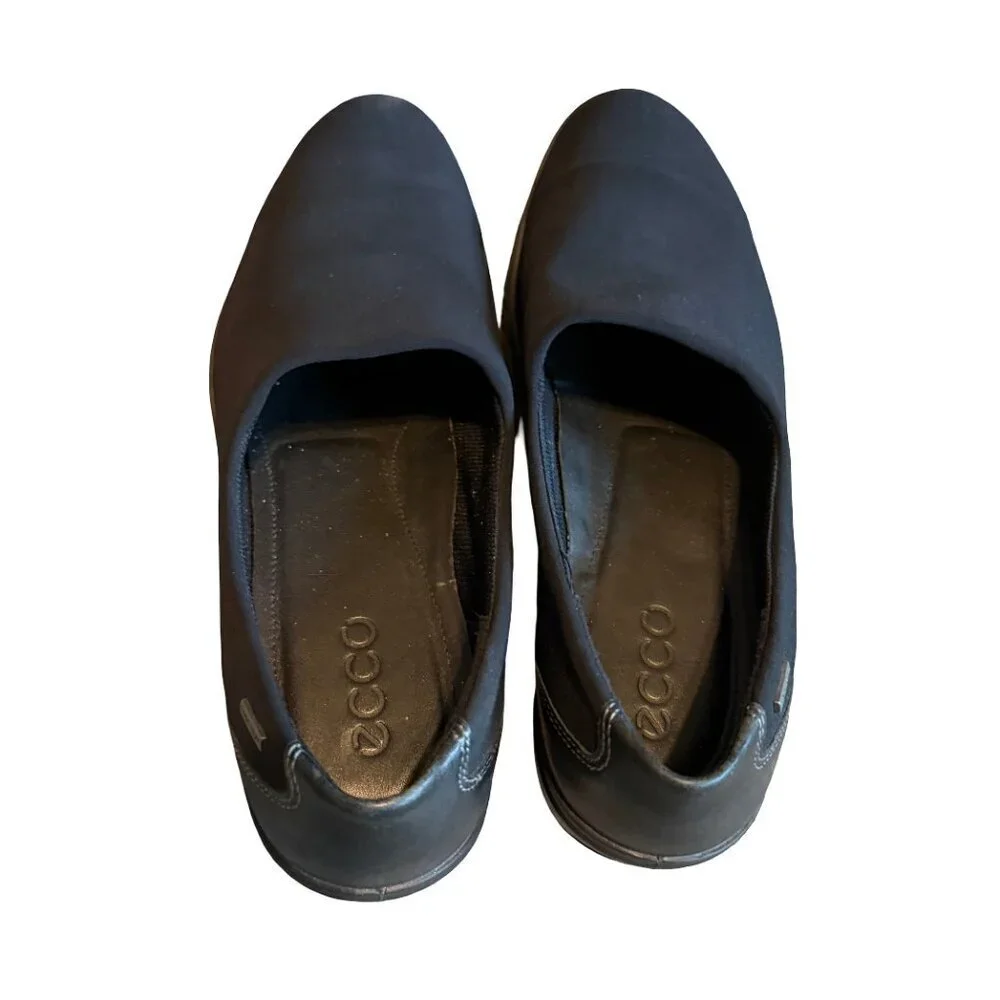 Ecco Rise Pull-On Comfort Shoes Gore Tex Stretch Casual Everyday Size 38 7.5